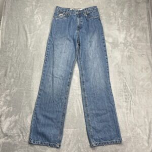 Cinch Jeans Womens 18 (28X32) Blue Denim Streetwear Grunge Festival Straight Leg